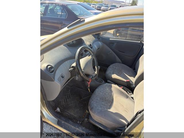 2000 Toyota Echo მანქანა იყიდება აუქციონზე, vin: JTDBT1237Y0087159, აუქციონის ნომერი: 20267807