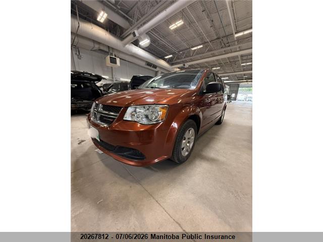20267812 :رقم المزاد ، 2C4RDGBG2CR235380 vin ، 2012 Dodge Grand Caravan Se مزاد بيع