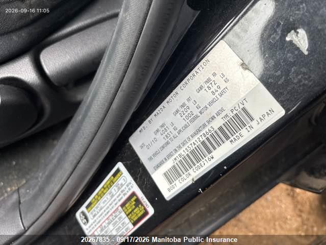 Aukcja sprzedaży 2010 Mazda 3 Mazda Gt, vin: JM1BL1S57A1278663, numer aukcji: 20267835