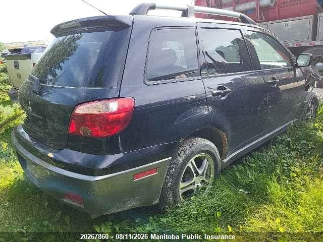 20267860 :رقم المزاد ، JA4LX31FX6U607614 vin ، 2006 Mitsubishi Outlander Ls مزاد بيع
