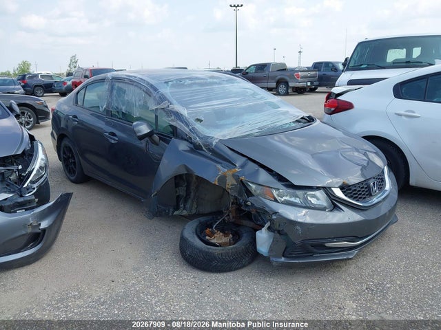 Продажа на аукционе авто 2013 Honda Civic Lx, vin: 2HGFB2F43DH037296, номер лота: 20267909