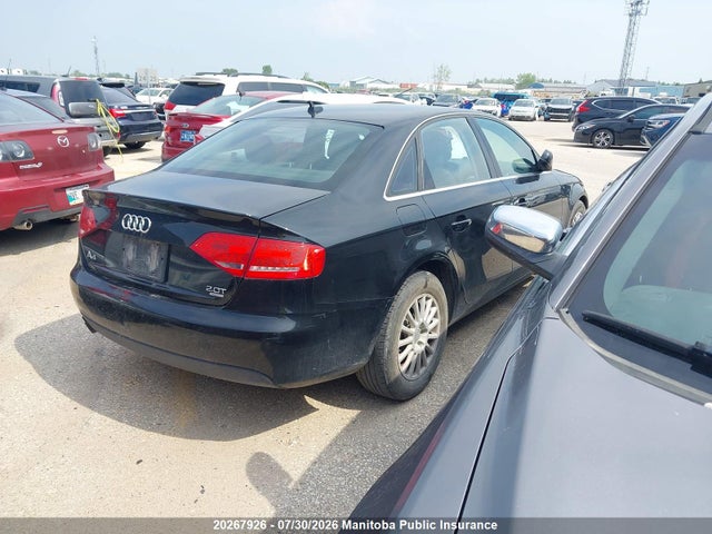 2011 Audi A4 2.0t Quattro მანქანა იყიდება აუქციონზე, vin: WAUFFCFL7BN004559, აუქციონის ნომერი: 20267926