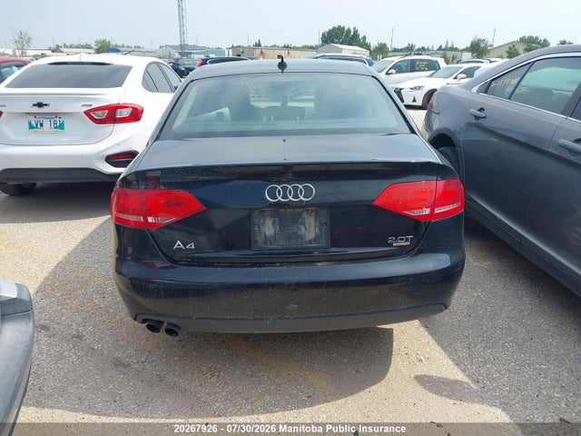 2011 Audi A4 2.0t Quattro მანქანა იყიდება აუქციონზე, vin: WAUFFCFL7BN004559, აუქციონის ნომერი: 20267926