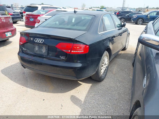 2011 Audi A4 2.0t Quattro მანქანა იყიდება აუქციონზე, vin: WAUFFCFL7BN004559, აუქციონის ნომერი: 20267926