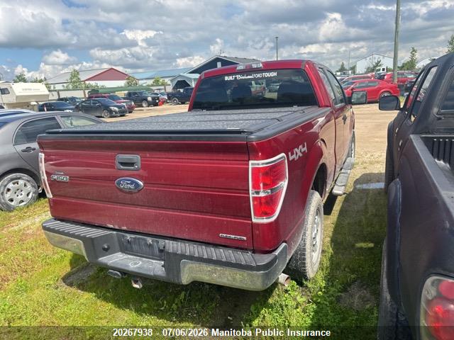 20267938 :رقم المزاد ، 1FTEX1EM3EFA51824 vin ، 2014 Ford F150 Xlt Supercab مزاد بيع