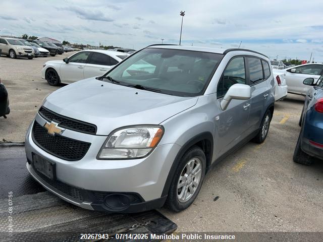 Aukcja sprzedaży 2012 Chevrolet Orlando Lt, vin: KL77P2EM6CK686519, numer aukcji: 20267943
