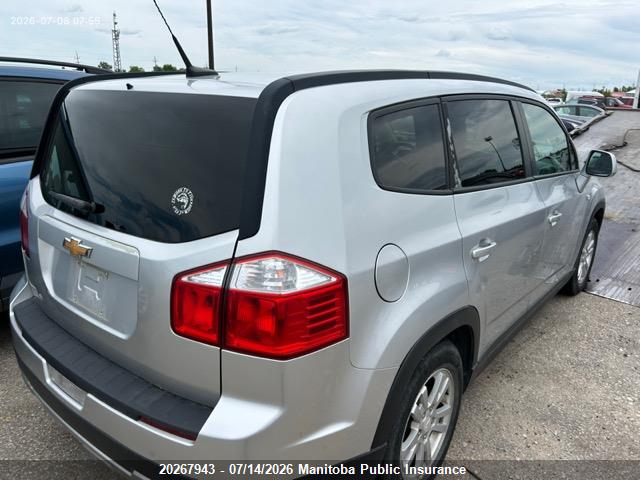 Aukcja sprzedaży 2012 Chevrolet Orlando Lt, vin: KL77P2EM6CK686519, numer aukcji: 20267943