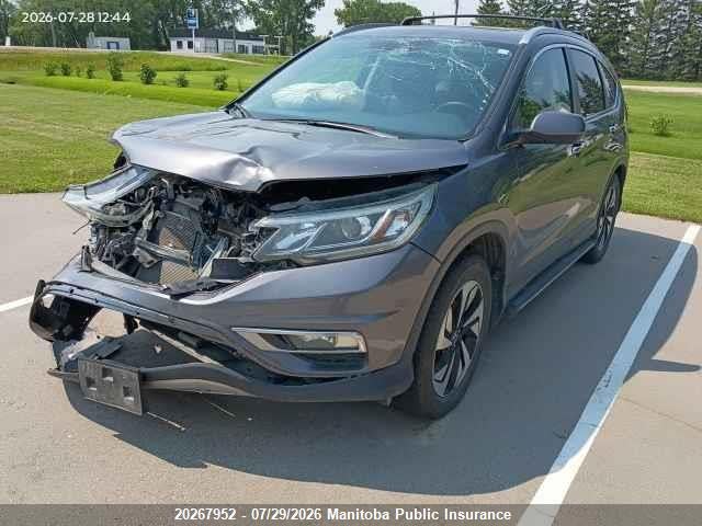 Aukcja sprzedaży 2016 Honda Cr-v Touring, vin: 5J6RM4H90GL803609, numer aukcji: 20267952