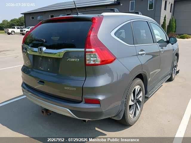 Aukcja sprzedaży 2016 Honda Cr-v Touring, vin: 5J6RM4H90GL803609, numer aukcji: 20267952