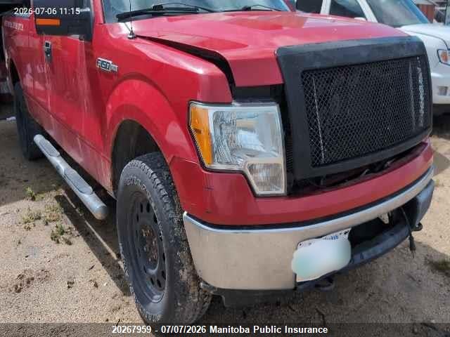 20267959 :رقم المزاد ، 1FTFX1EV0AFD19509 vin ، 2010 Ford F150 Xlt Supercab مزاد بيع