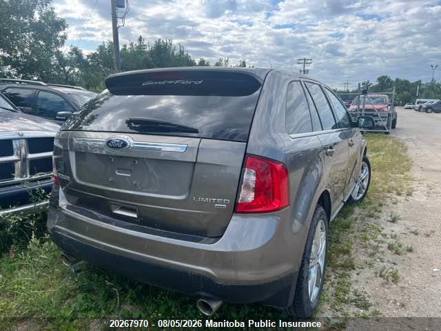 2013 Ford Edge Limited მანქანა იყიდება აუქციონზე, vin: 2FMDK4KC4DBB39297, აუქციონის ნომერი: 20267970