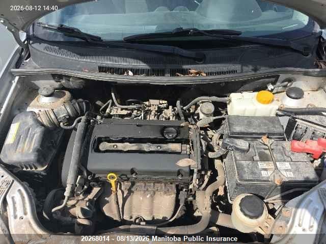 2010 Chevrolet Aveo Ls მანქანა იყიდება აუქციონზე, vin: 3G1TB5DE7AL106260, აუქციონის ნომერი: 20268014