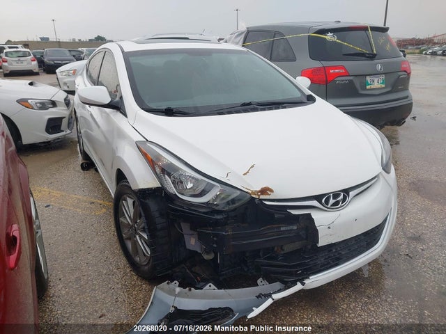 Продаж на аукціоні авто 2014 Hyundai Elantra Gls, vin: 5NPDH4AE8EH515897, номер лоту: 20268020