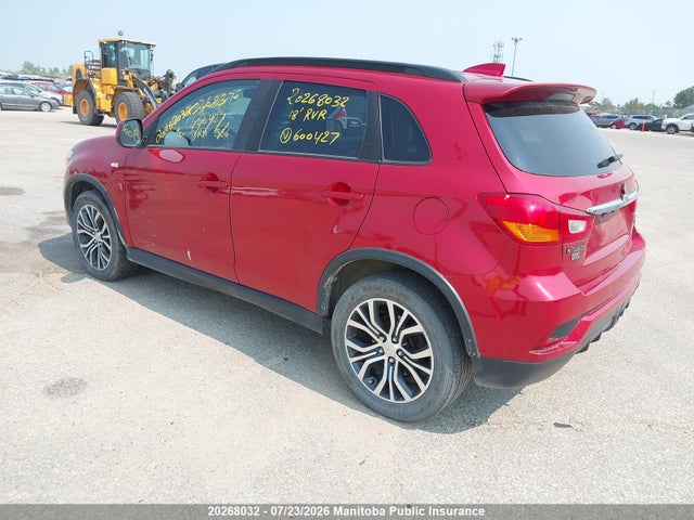 Aukcja sprzedaży 2018 Mitsubishi Rvr Se, vin: JA4AJ4AW6JZ600427, numer aukcji: 20268032