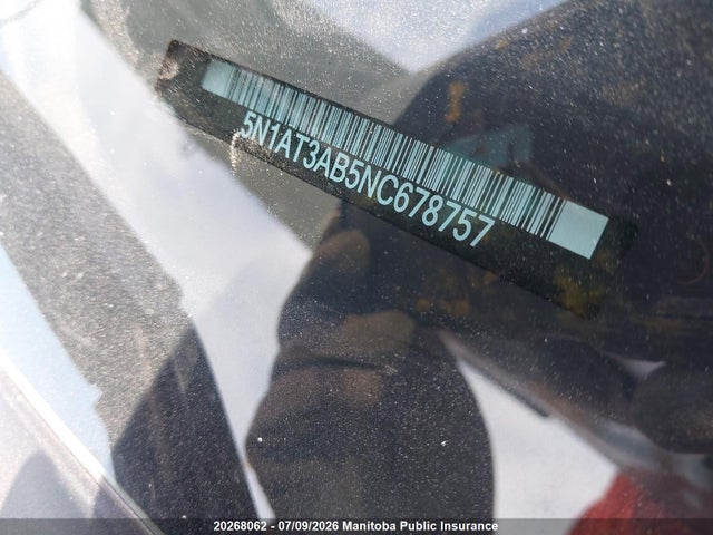Продаж на аукціоні авто 2022 Nissan Rogue S, vin: 5N1AT3AB5NC678757, номер лоту: 20268062