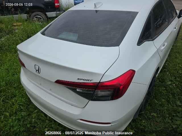 Aukcja sprzedaży 2022 Honda Civic Sport, vin: 2HGFE2F52NH124575, numer aukcji: 20268066
