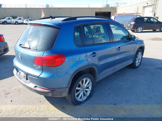 20268071 :رقم المزاد ، WVGNV7AX0HW505827 vin ، 2017 Volkswagen Tiguan 2.0 Tsi مزاد بيع