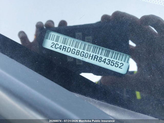 Dodge Grand Caravan Crew 2017 2C4RDGBG0HR843552 Image 8