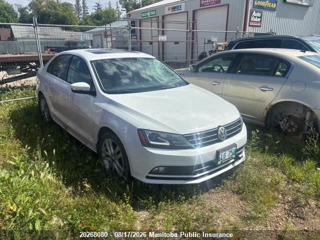 Auction sale of the 2016 Volkswagen Jetta 1.8 Tsi, vin: 3VWL07AJ8GM205115, lot number: 20268080