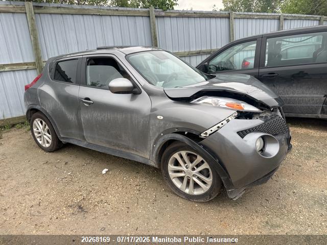 2013 Nissan Juke Sl მანქანა იყიდება აუქციონზე, vin: JN8AF5MV3DT208582, აუქციონის ნომერი: 20268169