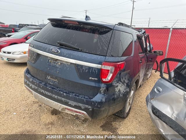 Ford EXPLORER XLT 2017 1FM5K8D88HGA05377 Image 4