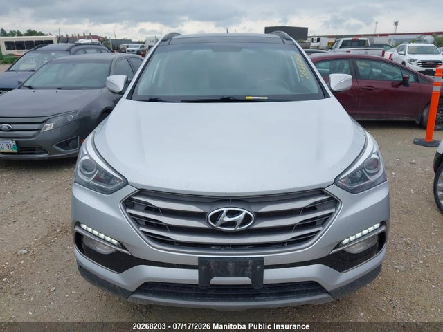 20268203 :رقم المزاد ، 5XYZUDLBXHG395844 vin ، 2017 Hyundai Santa Fe Sport مزاد بيع