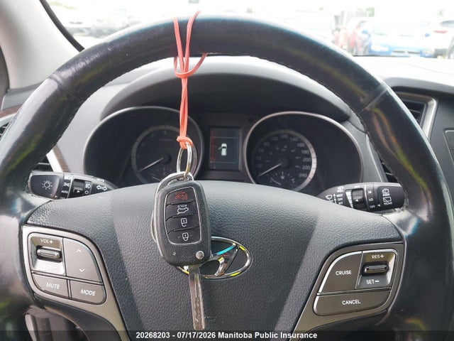 20268203 :رقم المزاد ، 5XYZUDLBXHG395844 vin ، 2017 Hyundai Santa Fe Sport مزاد بيع