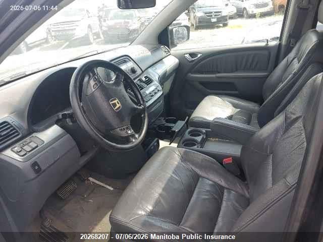 2007 Honda Odyssey Ex-l Ex-l მანქანა იყიდება აუქციონზე, vin: 5FNRL38757B505996, აუქციონის ნომერი: 20268207