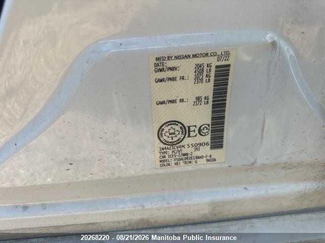 Nissan LEAF SV 2023 1N4AZ1CV4PC550906 Image 9