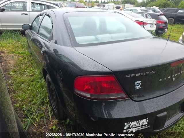 Aukcja sprzedaży 2003 Chrysler Sebring Lx, vin: 1C3EL46R83N582998, numer aukcji: 20268228