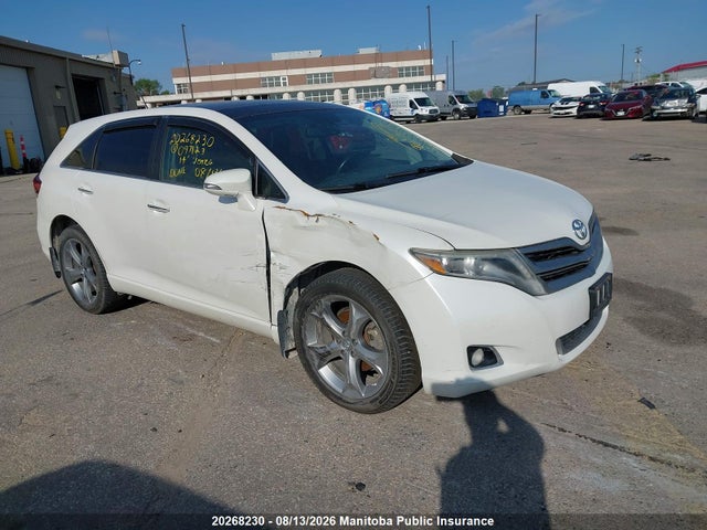 2014 Toyota Venza V6 მანქანა იყიდება აუქციონზე, vin: 4T3BK3BB7EU097123, აუქციონის ნომერი: 20268230