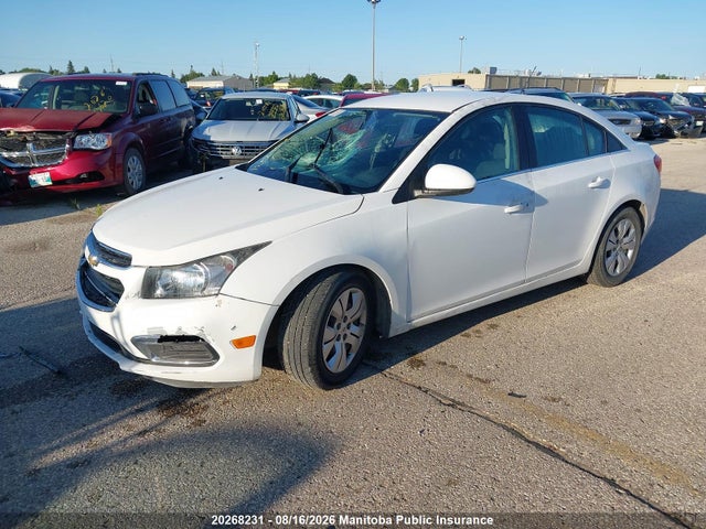 2015 Chevrolet Cruze Lt Turbo მანქანა იყიდება აუქციონზე, vin: 1G1PC5SB3F7229640, აუქციონის ნომერი: 20268231
