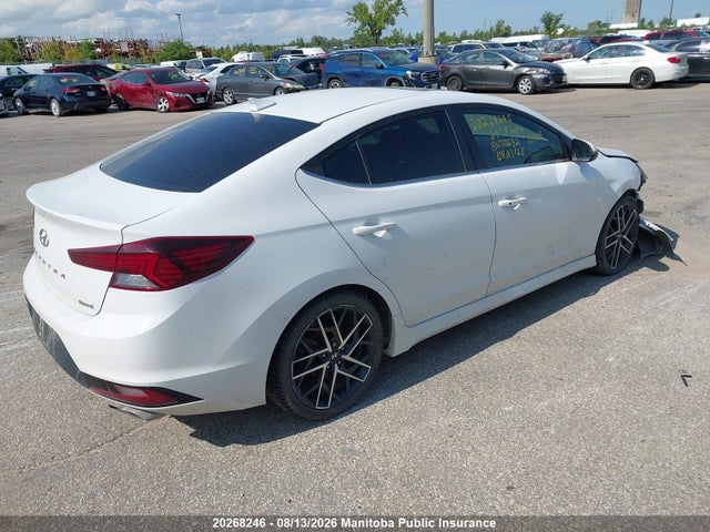 Продажа на аукционе авто 2020 Hyundai Elantra Sport, vin: KMHD04LB8LU070232, номер лота: 20268246