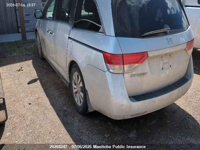 2015 Honda Odyssey Ex-l Ex-l მანქანა იყიდება აუქციონზე, vin: 5FNRL5H69FB502746, აუქციონის ნომერი: 20268247