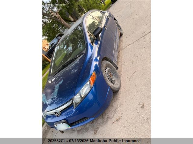 Aukcja sprzedaży 2007 Honda Civic Dx-g, vin: 2HGFA16357H014854, numer aukcji: 20268271