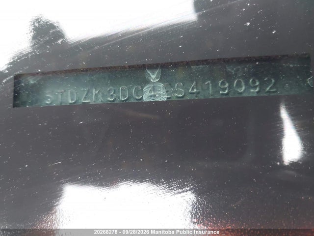 Aukcja sprzedaży 2014 Toyota Sienna Ce V6, vin: 5TDZK3DC4ES419092, numer aukcji: 20268278