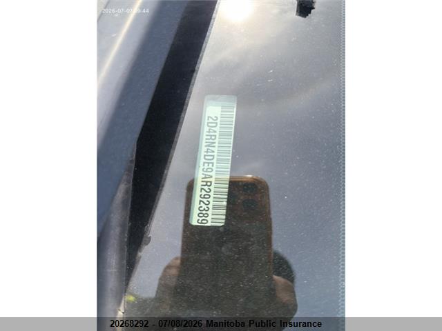 Продаж на аукціоні авто 2010 Dodge Grand Caravan Se, vin: 2D4RN4DE9AR292389, номер лоту: 20268292