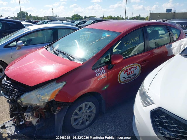 2012 Toyota Prius V მანქანა იყიდება აუქციონზე, vin: JTDZN3EU4C3117122, აუქციონის ნომერი: 20268295