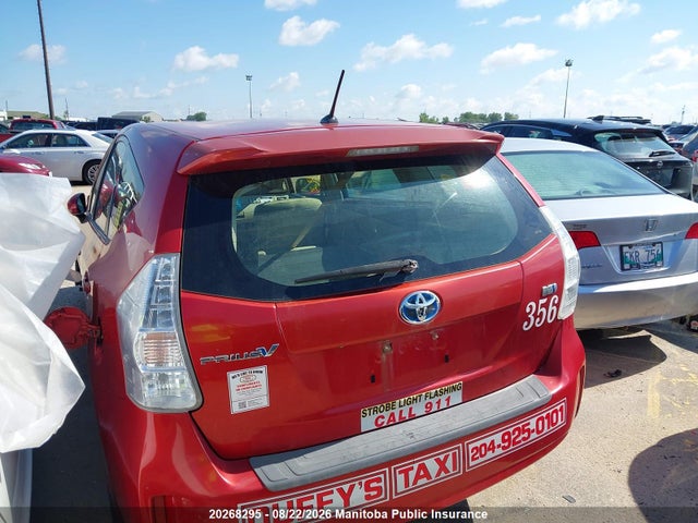2012 Toyota Prius V მანქანა იყიდება აუქციონზე, vin: JTDZN3EU4C3117122, აუქციონის ნომერი: 20268295