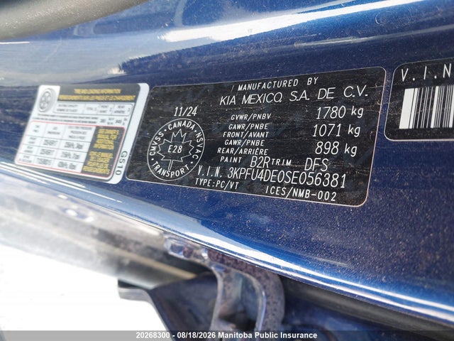 KIA K4 Ex+ 2025 3KPFU4DE0SE056381 Image 9