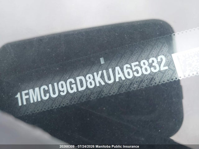 Ford ESCAPE SE 2019 1FMCU9GD8KUA65832 Image 8