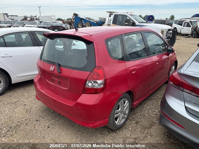2007 Honda Fit Sport მანქანა იყიდება აუქციონზე, vin: JHMGD38677S817962, აუქციონის ნომერი: 20268323