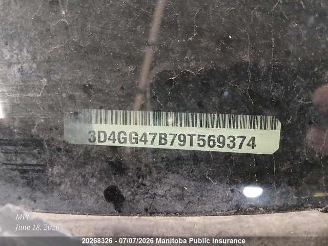 Продаж на аукціоні авто 2009 Dodge Journey Se, vin: 3D4GG47B79T569374, номер лоту: 20268326