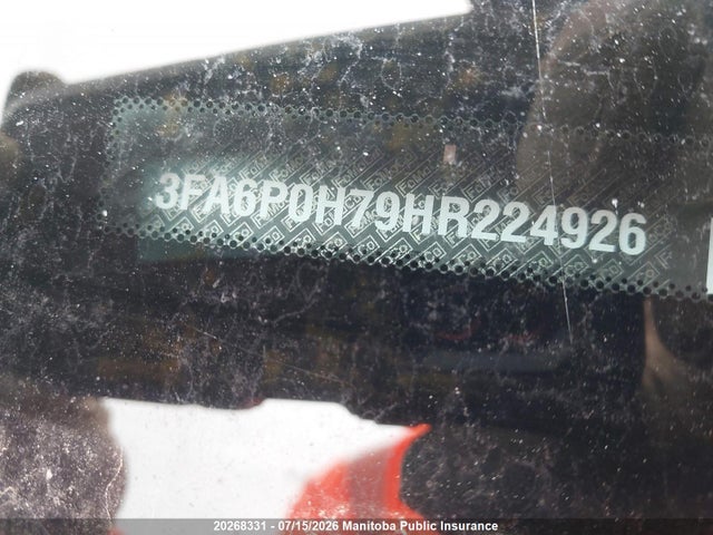20268331 :رقم المزاد ، 3FA6P0H79HR224926 vin ، 2017 Ford Fusion Se مزاد بيع