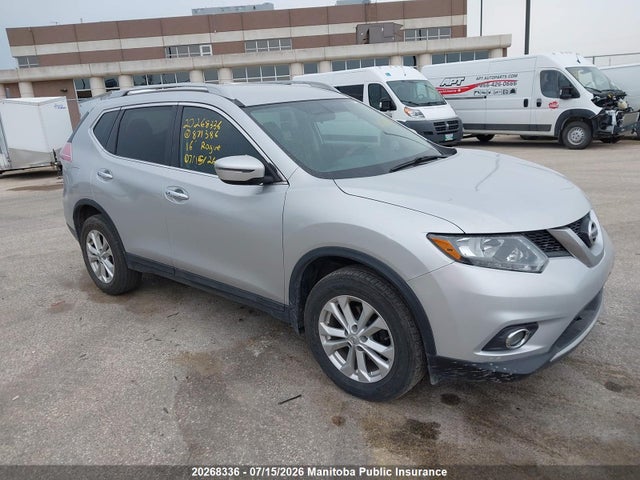 Продаж на аукціоні авто 2016 Nissan Rogue Sv, vin: 5N1AT2MV4GC871386, номер лоту: 20268336