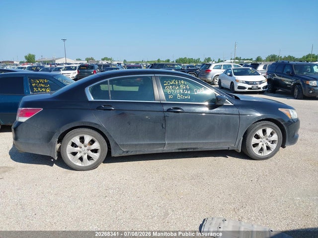 2010 Honda Accord Ex-l მანქანა იყიდება აუქციონზე, vin: 1HGCP2F86AA802924, აუქციონის ნომერი: 20268341