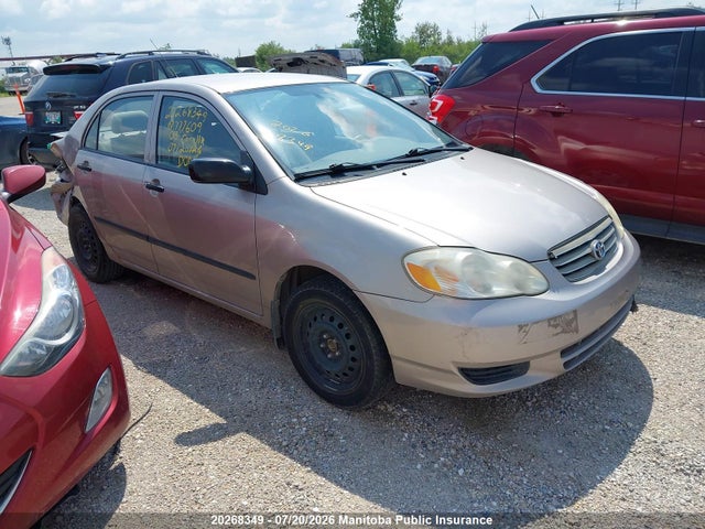 Продаж на аукціоні авто 2003 Toyota Corolla Ce, vin: 2T1BR32E83C777609, номер лоту: 20268349