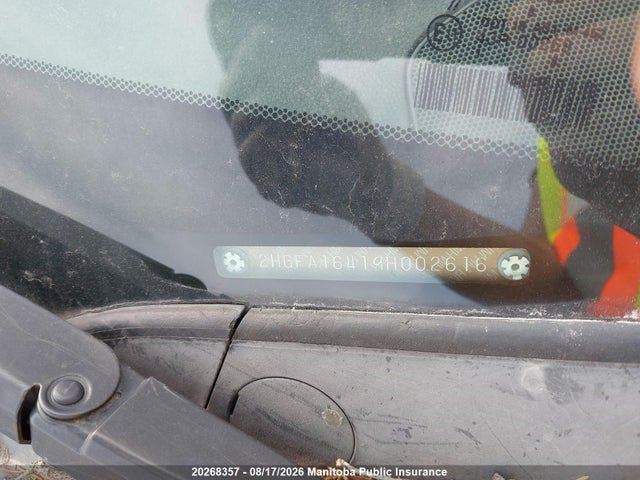 Продажа на аукционе авто 2009 Honda Civic Dx-g, vin: 2HGFA16419H002616, номер лота: 20268357