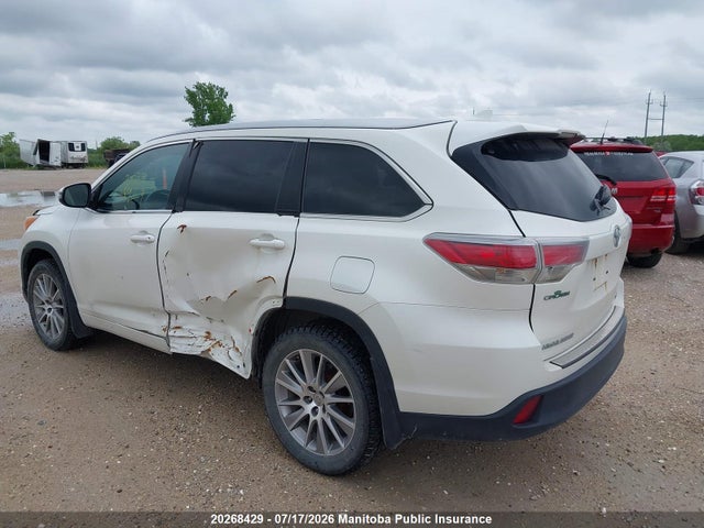 Toyota Highlander Xle V6 2014 5TDJKRFH5ES031569 Image 3