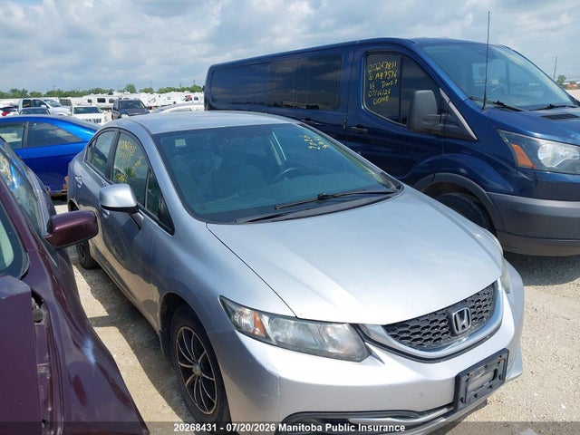 2013 Honda Civic Lx მანქანა იყიდება აუქციონზე, vin: 2HGFB2F48DH033955, აუქციონის ნომერი: 20268431